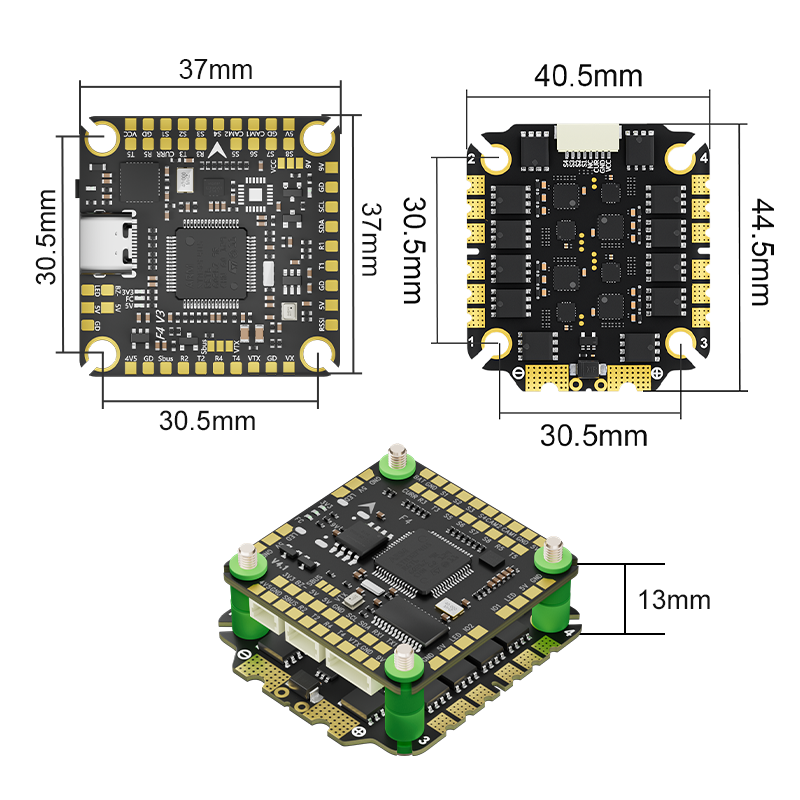 Aocoda-RC F465S V4 Stack F405  - Speedybee F405 V4 Bls 55A Stack incelemesi ve fiyatı